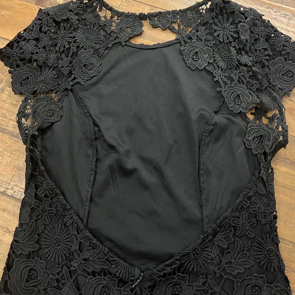 Lulus Black Lace Backless Dress - Picture 5 of 6